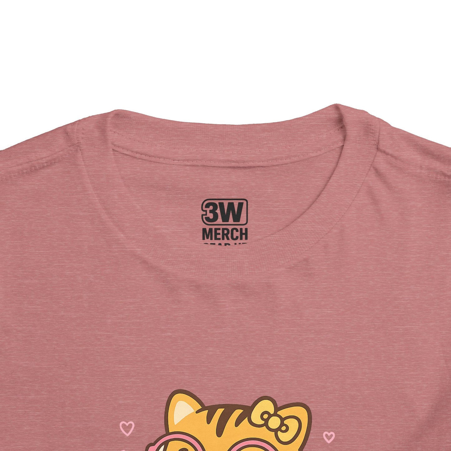 Cute Tiger Pride Toddler Tee, Kids' Short Sleeve Shirt, Animal Lover Gift, Back to School, Birthday Celebration