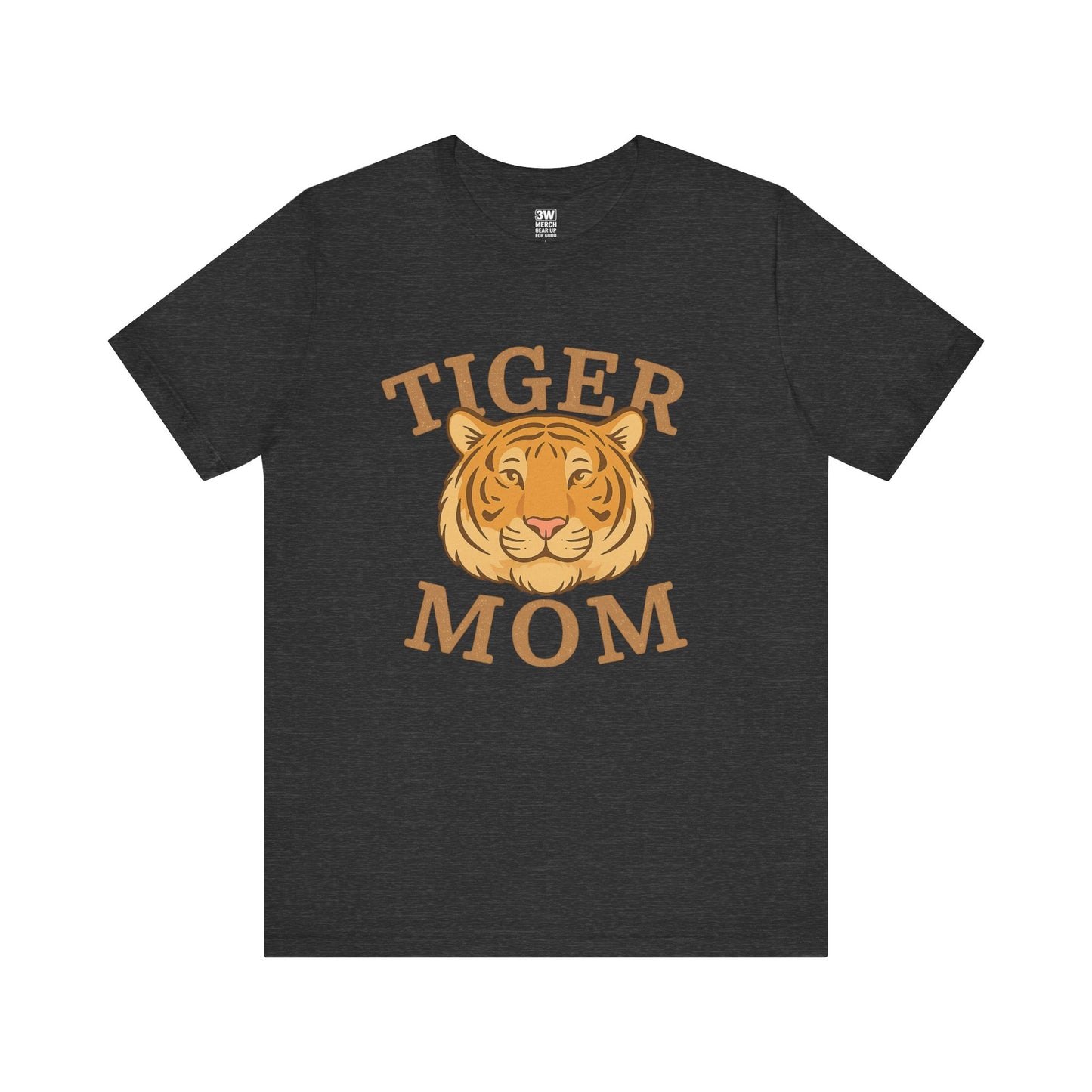 Tiger Mom Short Sleeve Tee, Unisex T-Shirt for Moms, Gift for Mother's Day, Casual Wear, Trendy Animal Tee