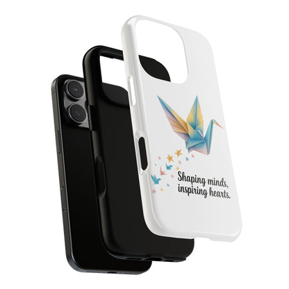 Phone Case: Inspirational Origami Crane Design, Unique Cell Cover, Motivational Gift, Custom Phone Protector, Perfect for Students & [...]
