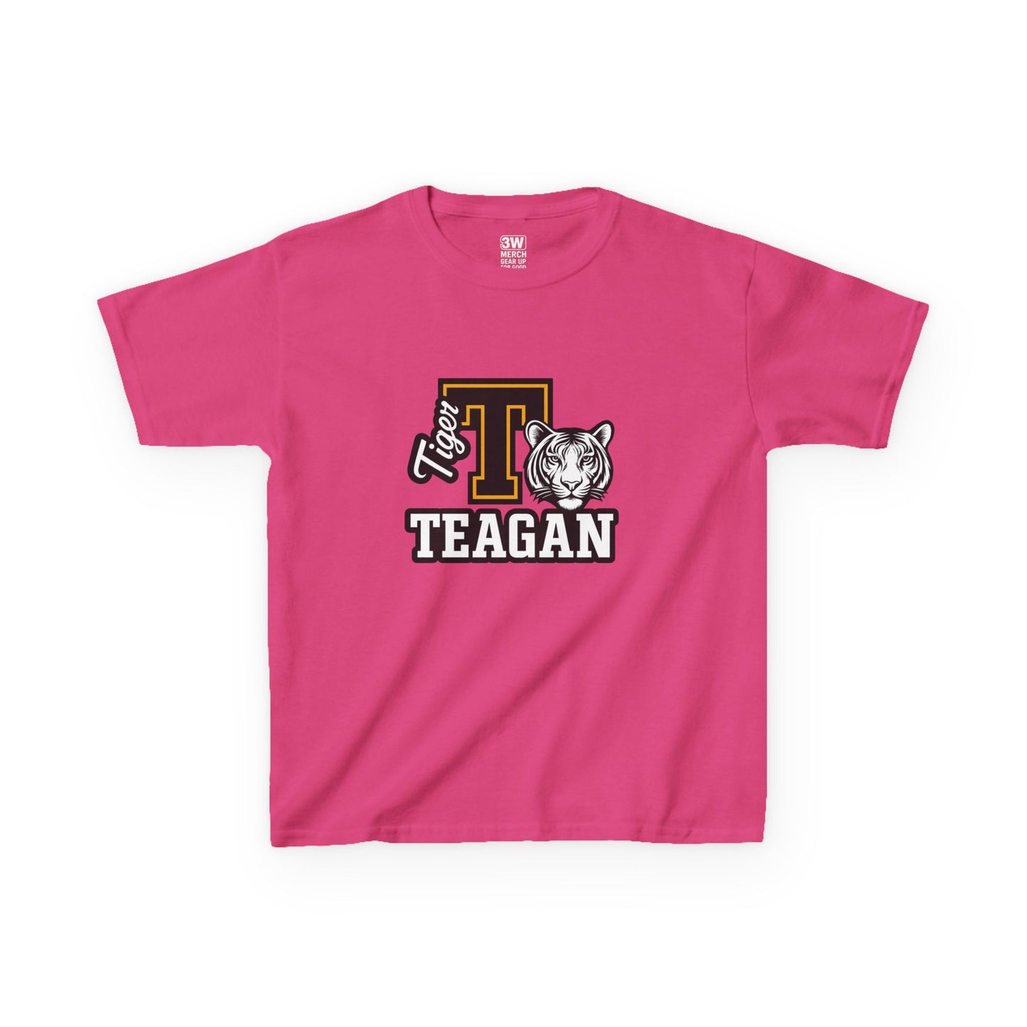 Personalized Kids Tiger Tee | Cool Animal Shirt | Perfect for Gifts, Birthdays, School Events, Weekend Wear