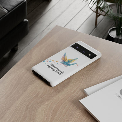 Phone Case: Inspirational Origami Crane Design, Unique Cell Cover, Motivational Gift, Custom Phone Protector, Perfect for Students & [...]