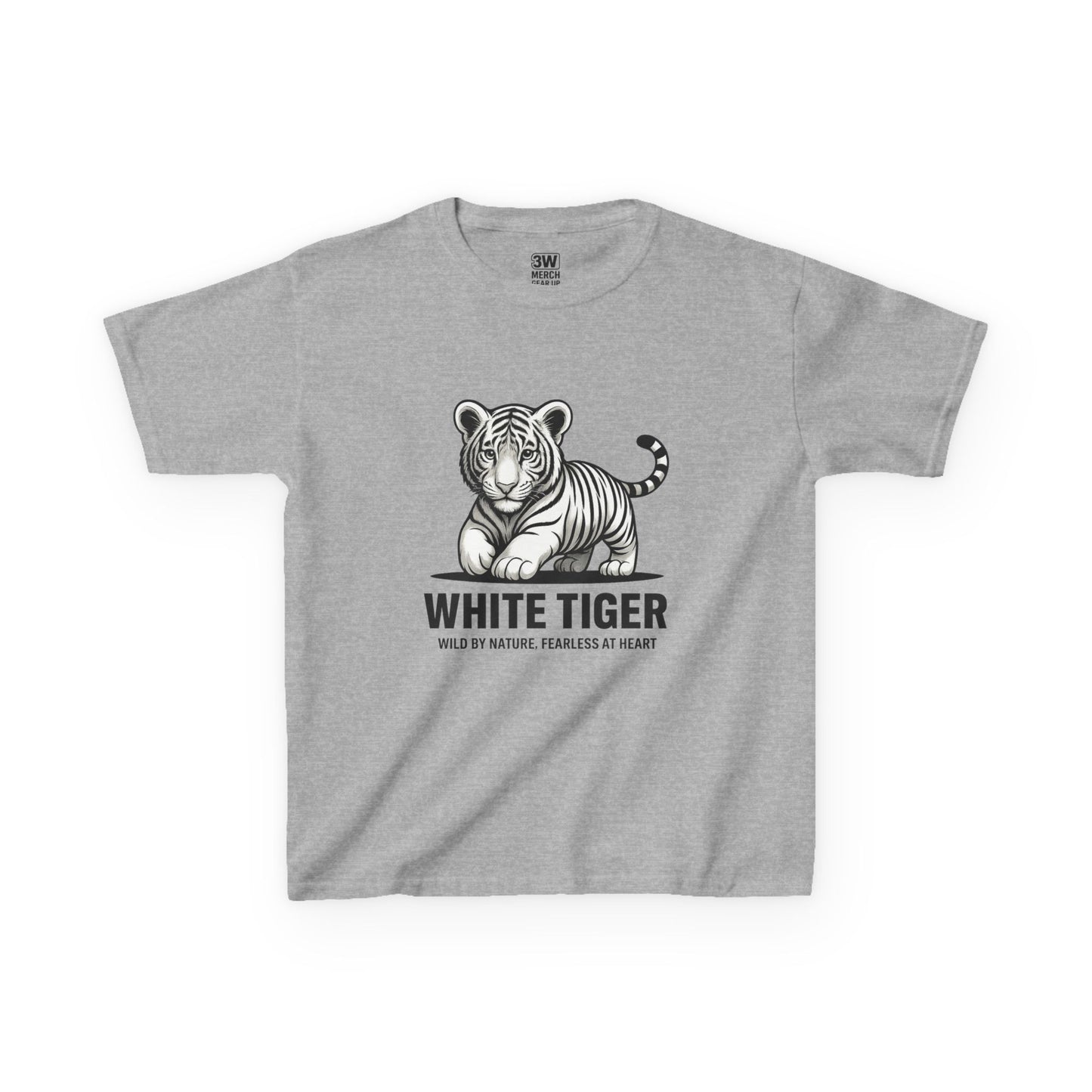 White tiger kids t-shirt