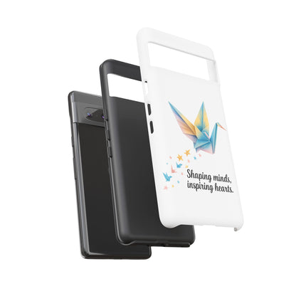 Phone Case: Inspirational Origami Crane Design, Unique Cell Cover, Motivational Gift, Custom Phone Protector, Perfect for Students & [...]