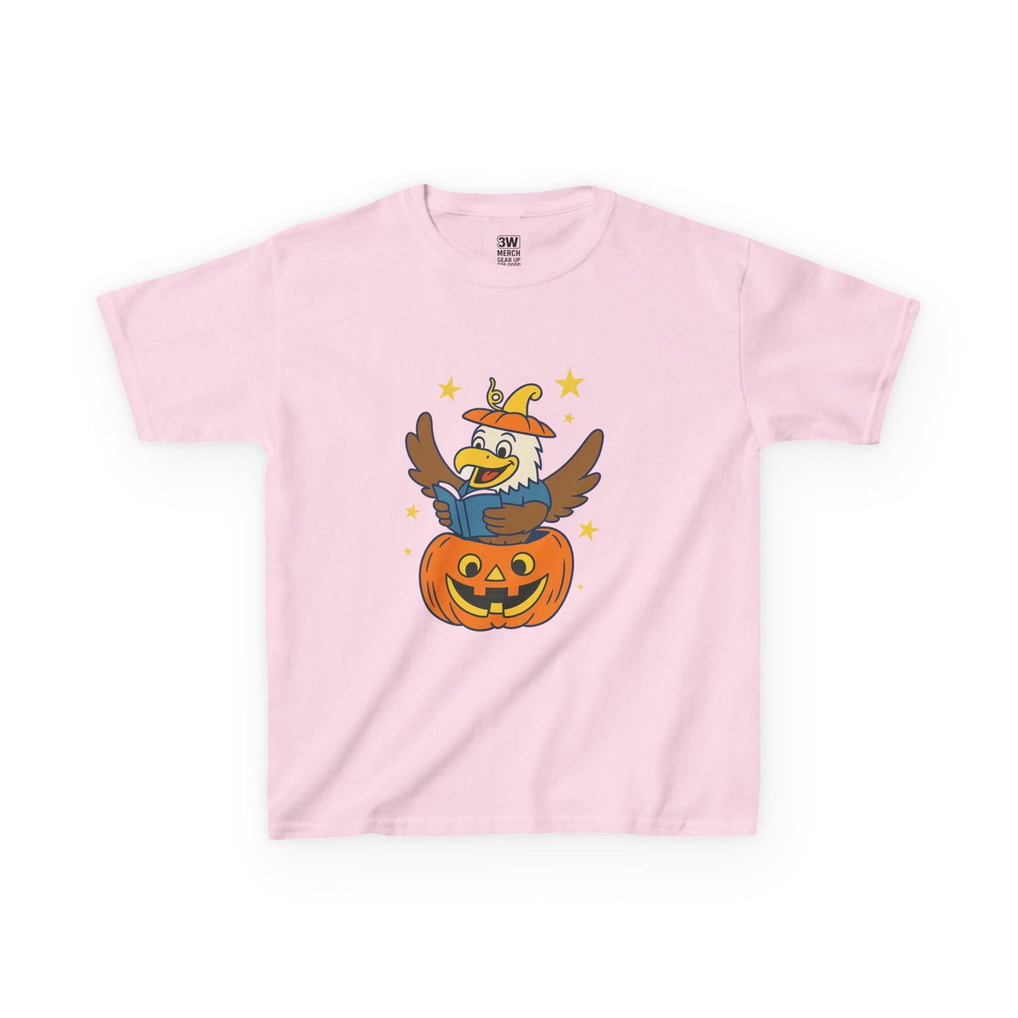 Kids Tee - Cute Eagle Halloween Pumpkin Shirt – Reading Eagle Jack-O’-Lantern Tee
