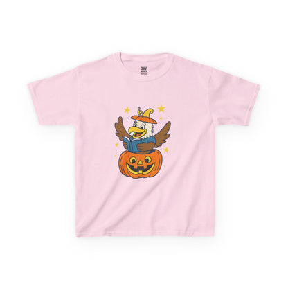 Kids Tee - Cute Eagle Halloween Pumpkin Shirt – Reading Eagle Jack-O’-Lantern Tee