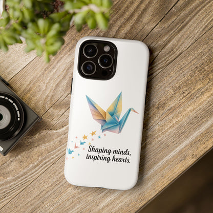 Phone Case: Inspirational Origami Crane Design, Unique Cell Cover, Motivational Gift, Custom Phone Protector, Perfect for Students & [...]