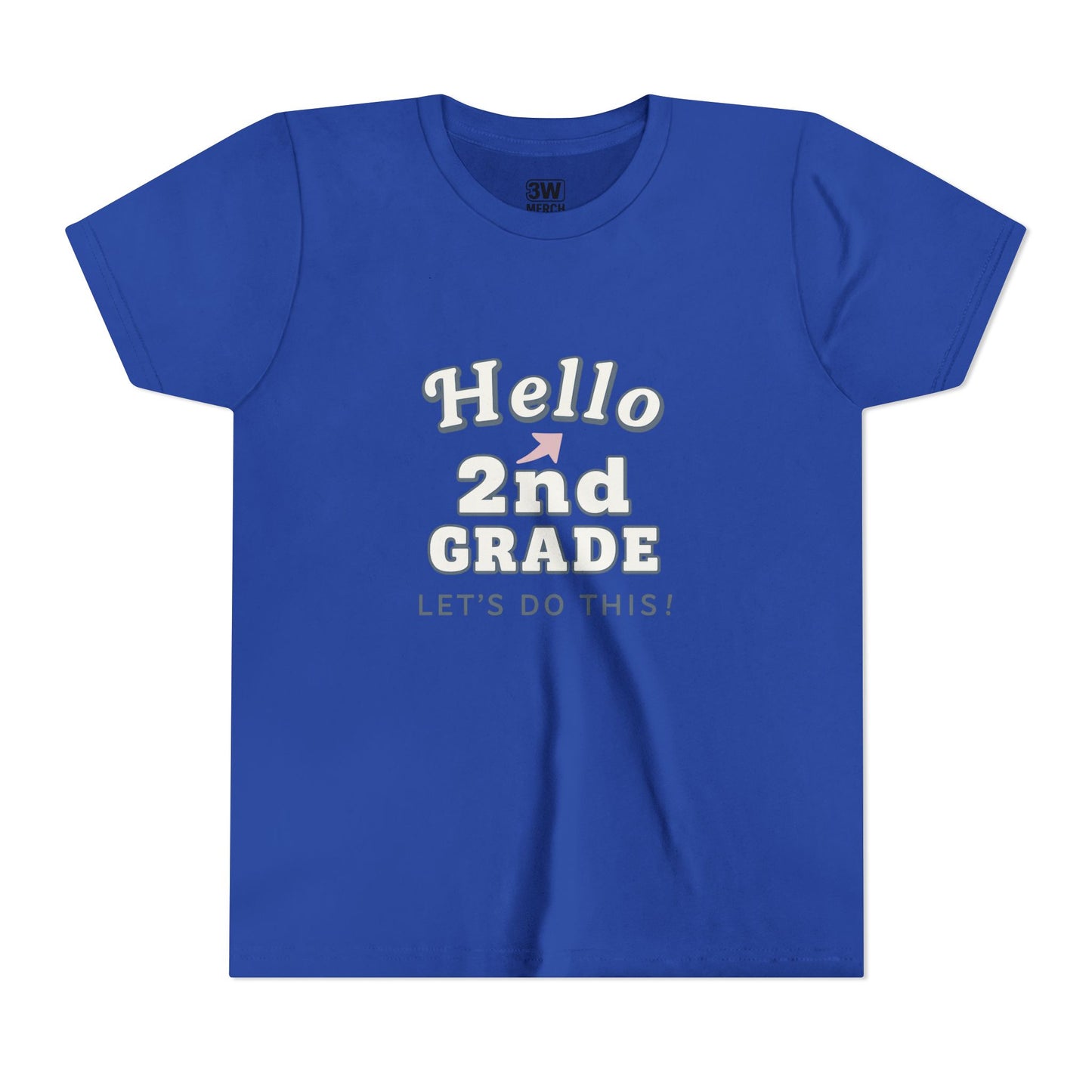 Hello 2nd Grade Youth Tee | Back to School Shirt, Kids Learning Gear, Fun Classroom Clothing, Educational Apparel, Teacher Gift