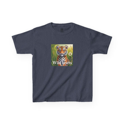 Wild Hearts Kids Tee - Fun Cotton Shirt for Young Adventurers, Birthday Gift, Animal Lover Apparel, Everyday Wear