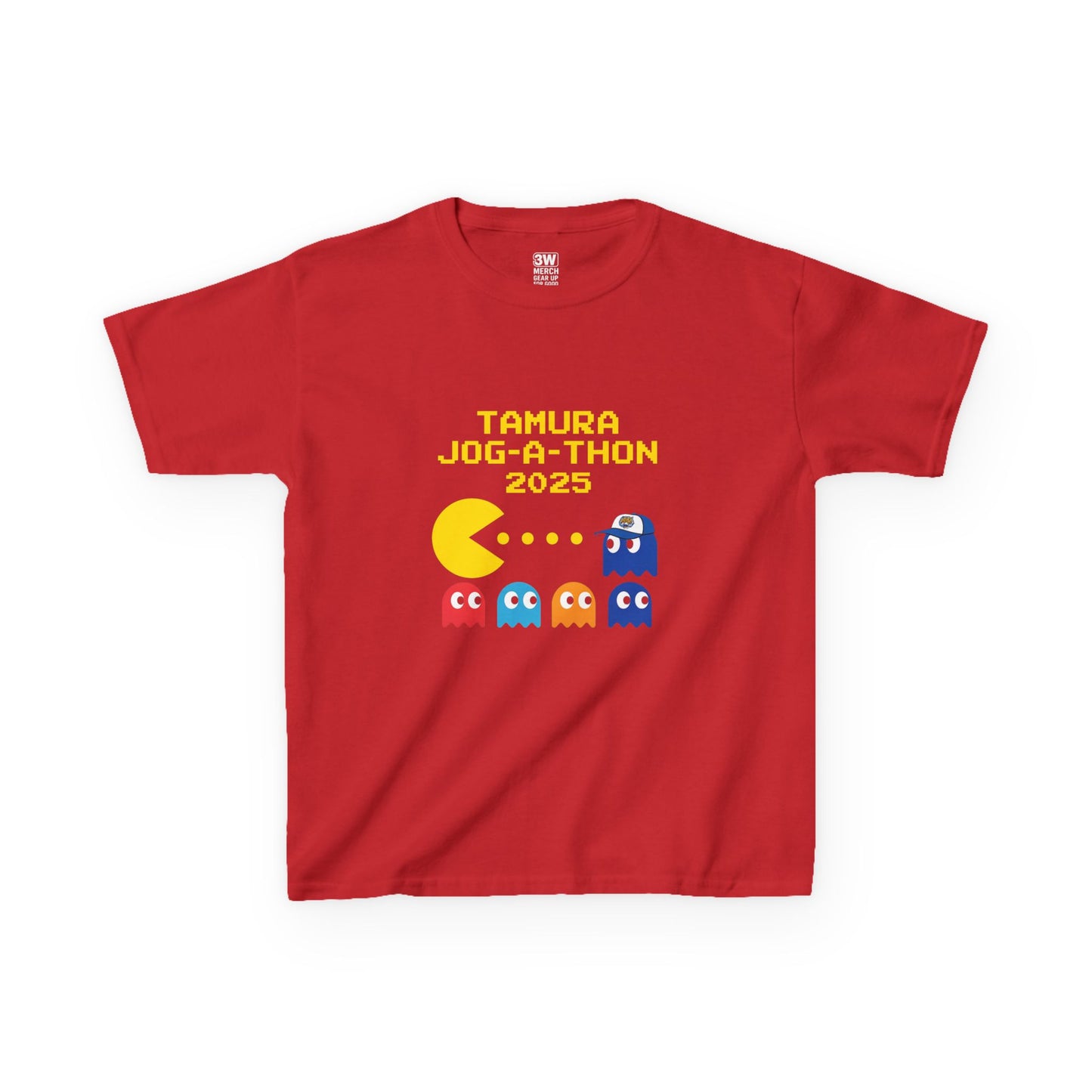 Custom Tamura Jog-A-Thon 2025 Retro PAC-MAN Shirt | School Spirit Tee | Race Day Fundraiser T-Shirt | Unisex Graphic Tee