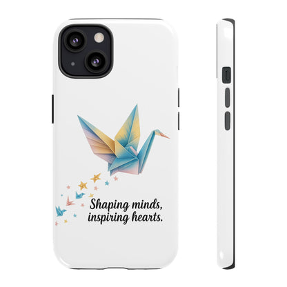 Phone Case: Inspirational Origami Crane Design, Unique Cell Cover, Motivational Gift, Custom Phone Protector, Perfect for Students & [...]