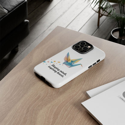 Phone Case: Inspirational Origami Crane Design, Unique Cell Cover, Motivational Gift, Custom Phone Protector, Perfect for Students & [...]