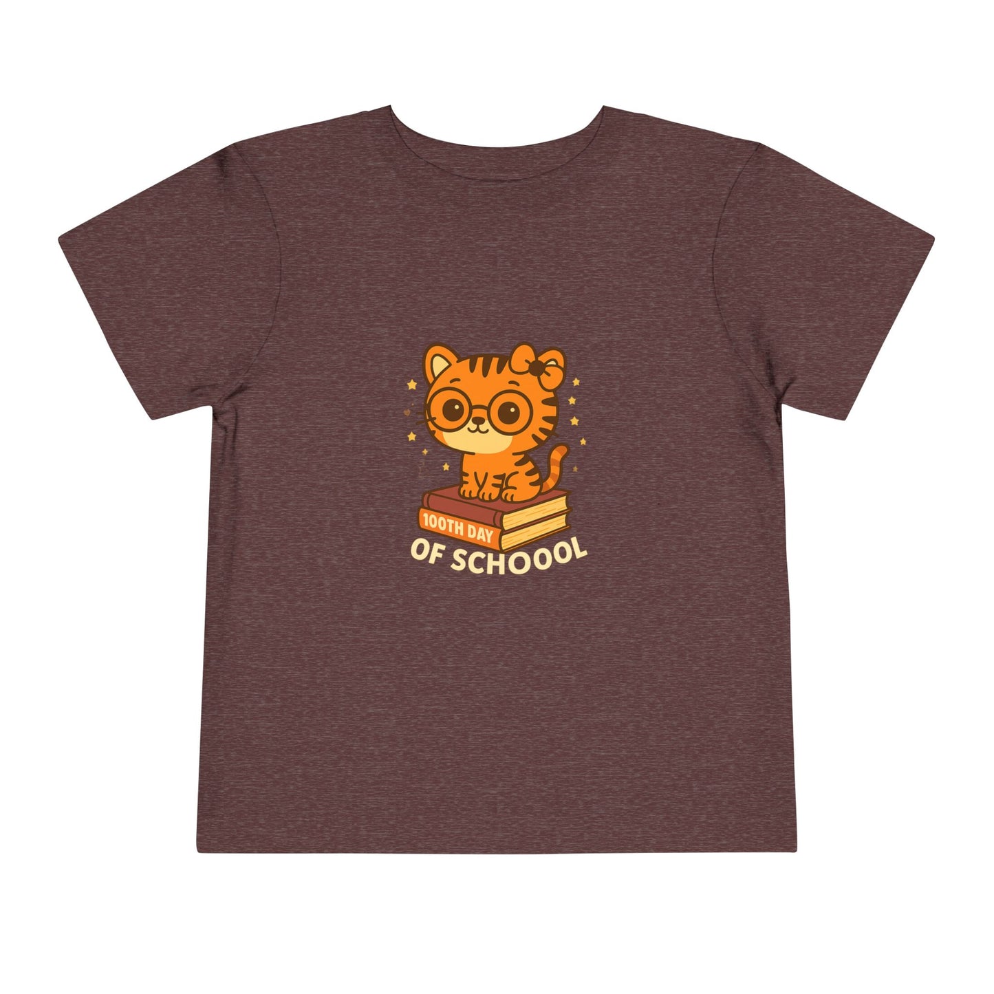 100th Day of School Tiger Spirit Tee – Cute Back-to-School Pride Shirt for Kids