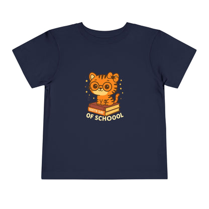 100th Day of School Tiger Spirit Tee – Cute Back-to-School Pride Shirt for Kids