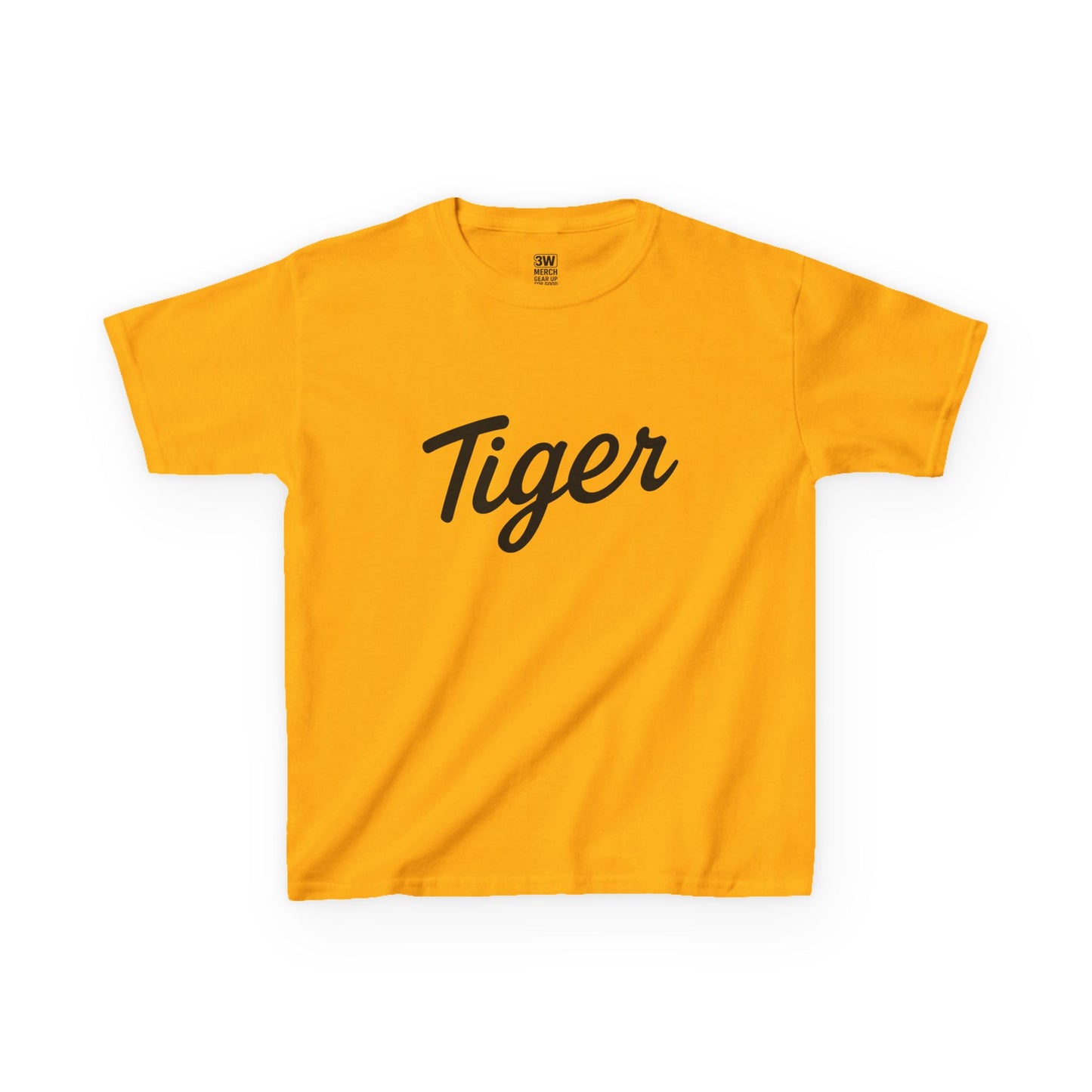 Tiger Kids Heavy Cotton Tee - Fun Kids T-Shirt, Birthday Gift, Animal Lover Apparel, Everyday Wear, Nature Enthusiast Shirt
