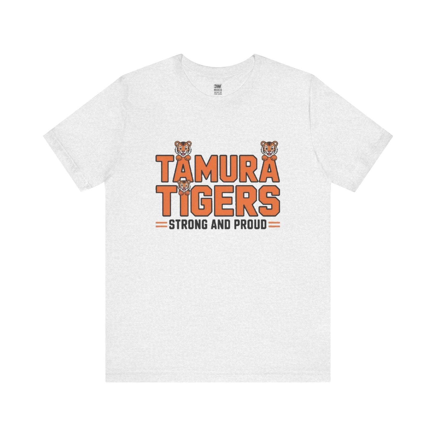Adult Tiger Print Unisex Tee - Tamura Tigers Design