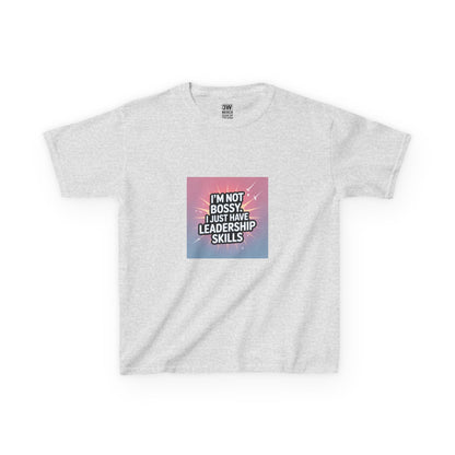 Leadership Skills Kids Tee, Funny Slogan T Shirt, Gift for Young Leaders, Motivational Wear, Birthday Gift, Inspirational Kids Apparel