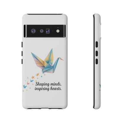 Phone Case: Inspirational Origami Crane Design, Unique Cell Cover, Motivational Gift, Custom Phone Protector, Perfect for Students & [...]