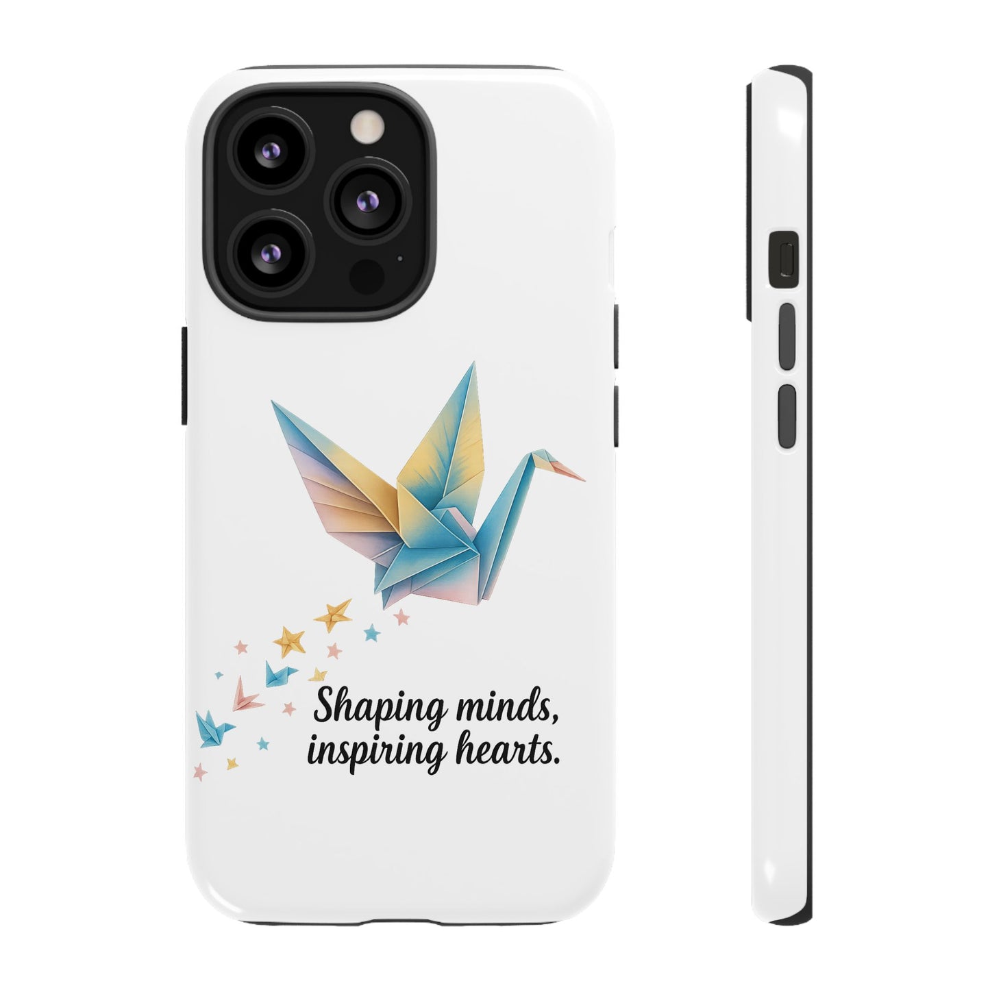 Phone Case: Inspirational Origami Crane Design, Unique Cell Cover, Motivational Gift, Custom Phone Protector, Perfect for Students & [...]