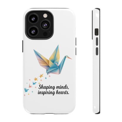 Phone Case: Inspirational Origami Crane Design, Unique Cell Cover, Motivational Gift, Custom Phone Protector, Perfect for Students & [...]