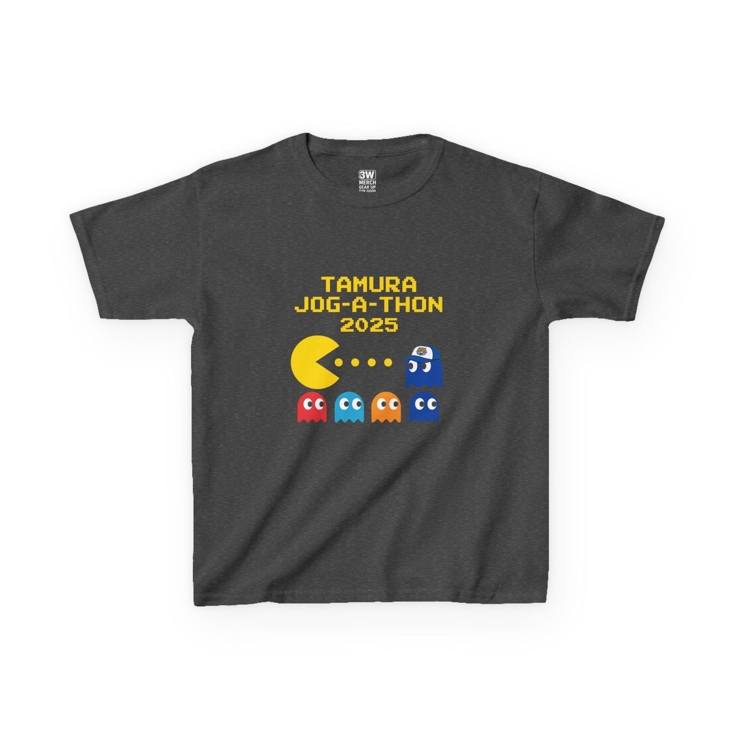 Custom Tamura Jog-A-Thon 2025 Retro PAC-MAN Shirt | School Spirit Tee | Race Day Fundraiser T-Shirt | Unisex Graphic Tee