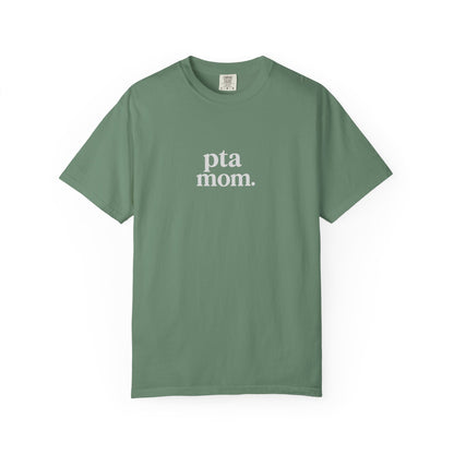 PTA Mom T-Shirt for Adult Relaxed Fit Tee, Casual Wear, Perfect Gift for Mother's Day, Back-to-School Events, School Spirit Wear