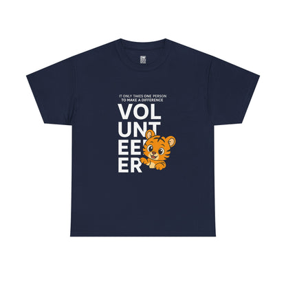 Volunteer Tiger T-Shirt, Super Soft, Customizable, garment-dyed