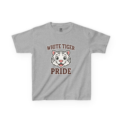 White Tiger Pride T-Shirt - Kids Softstyle Tee