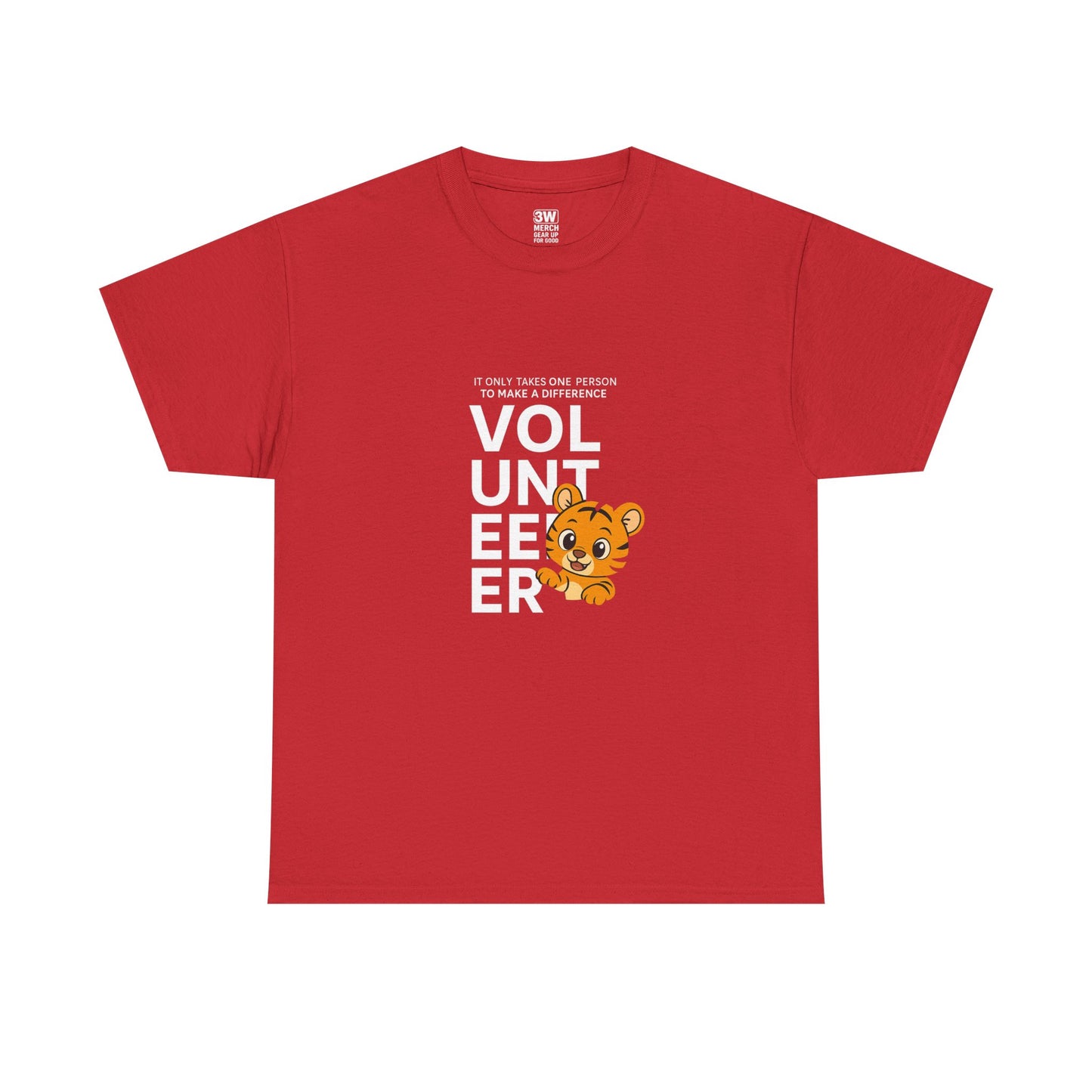 Volunteer Tiger T-Shirt, Super Soft, Customizable, garment-dyed