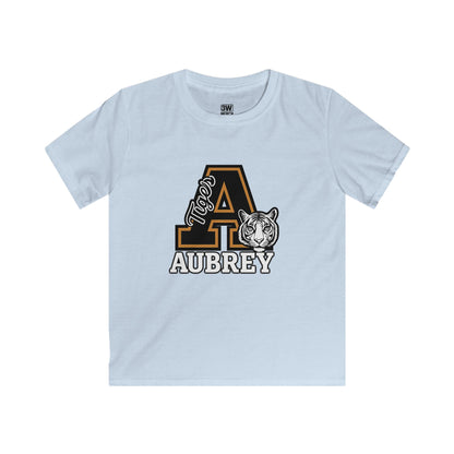 Kids Tee - Personalized Custom Tigers School Mascot Spirit Soft Style Tee for Back to School
