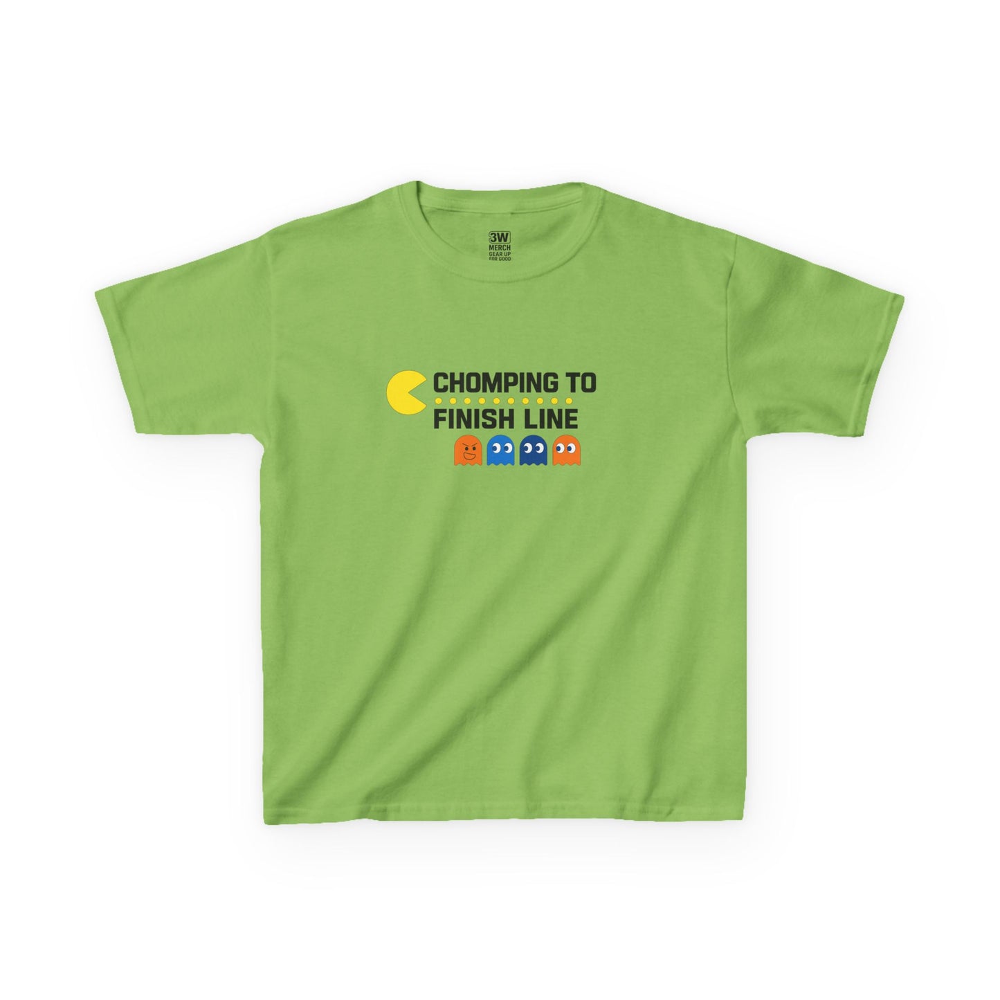 Pac-Man Jog-A-Thon T-Shirt | “Chomping to the Finish Line” Retro Game Tee | School Spirit Shirt | Custom Team & Class Shirt | Fun Run Fundraiser Shirt