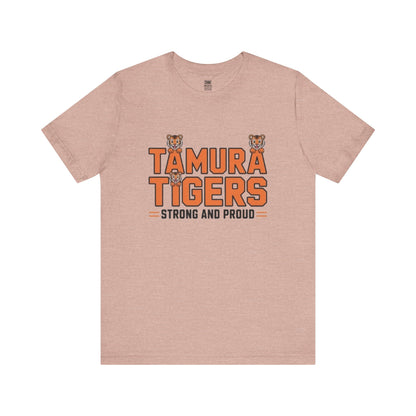 Adult Tiger Print Unisex Tee - Tamura Tigers Design