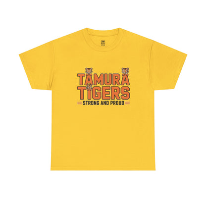Adult Tiger Print Unisex Tee - Tamura Tigers Design
