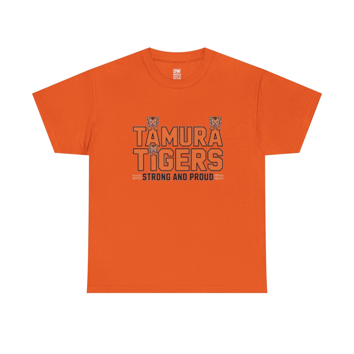 Adult Tiger Print Unisex Tee - Tamura Tigers Design