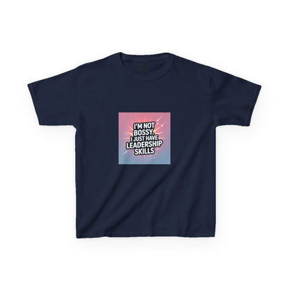 Leadership Skills Kids Tee, Funny Slogan T Shirt, Gift for Young Leaders, Motivational Wear, Birthday Gift, Inspirational Kids Apparel