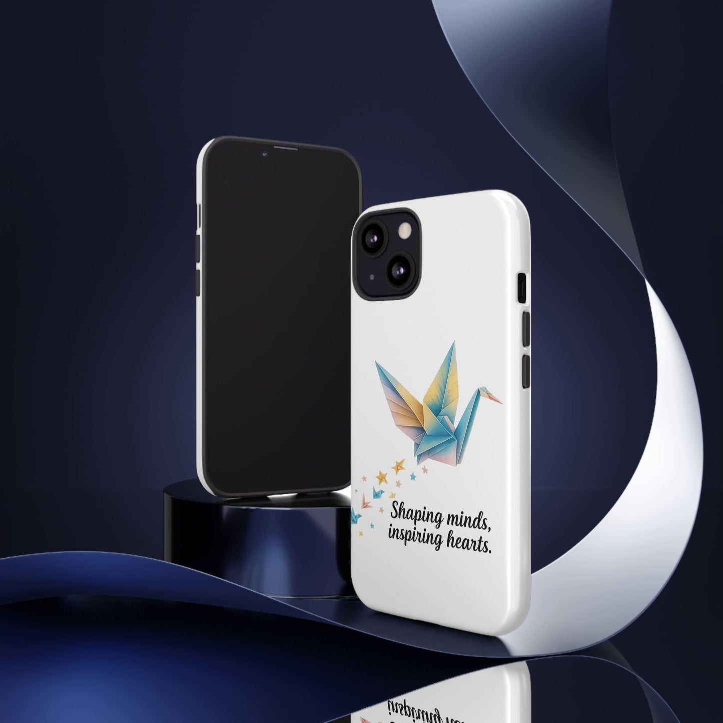 Phone Case: Inspirational Origami Crane Design, Unique Cell Cover, Motivational Gift, Custom Phone Protector, Perfect for Students & [...]