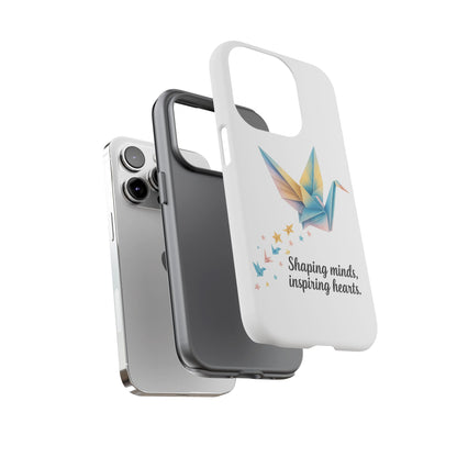 Phone Case: Inspirational Origami Crane Design, Unique Cell Cover, Motivational Gift, Custom Phone Protector, Perfect for Students & [...]