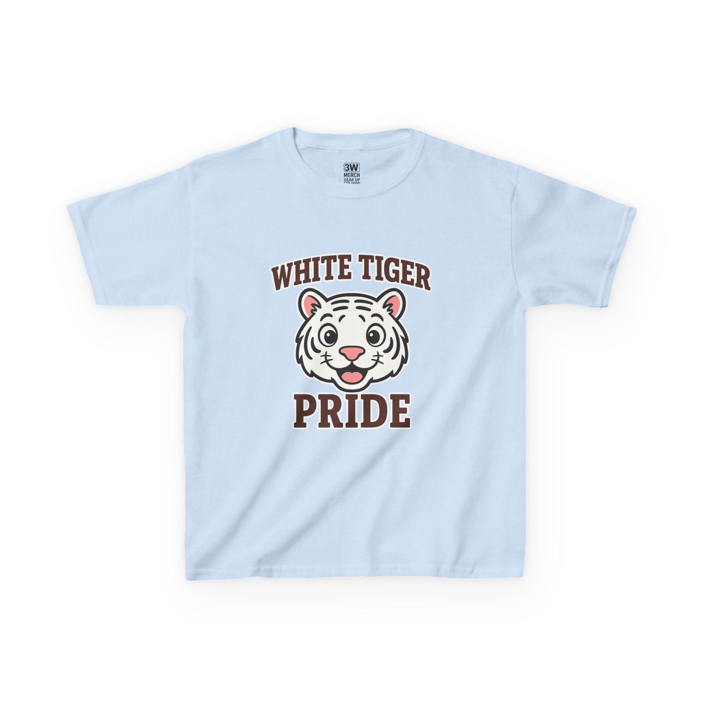 White Tiger Pride T-Shirt - Kids Softstyle Tee