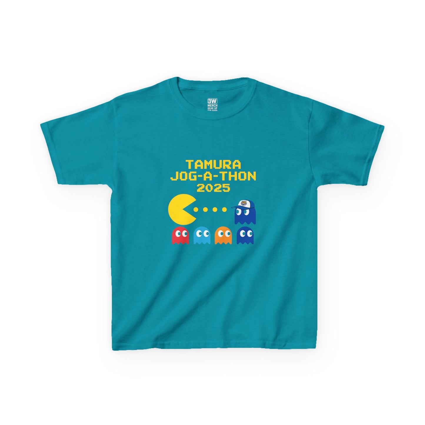 Custom Tamura Jog-A-Thon 2025 Retro PAC-MAN Shirt | School Spirit Tee | Race Day Fundraiser T-Shirt | Unisex Graphic Tee