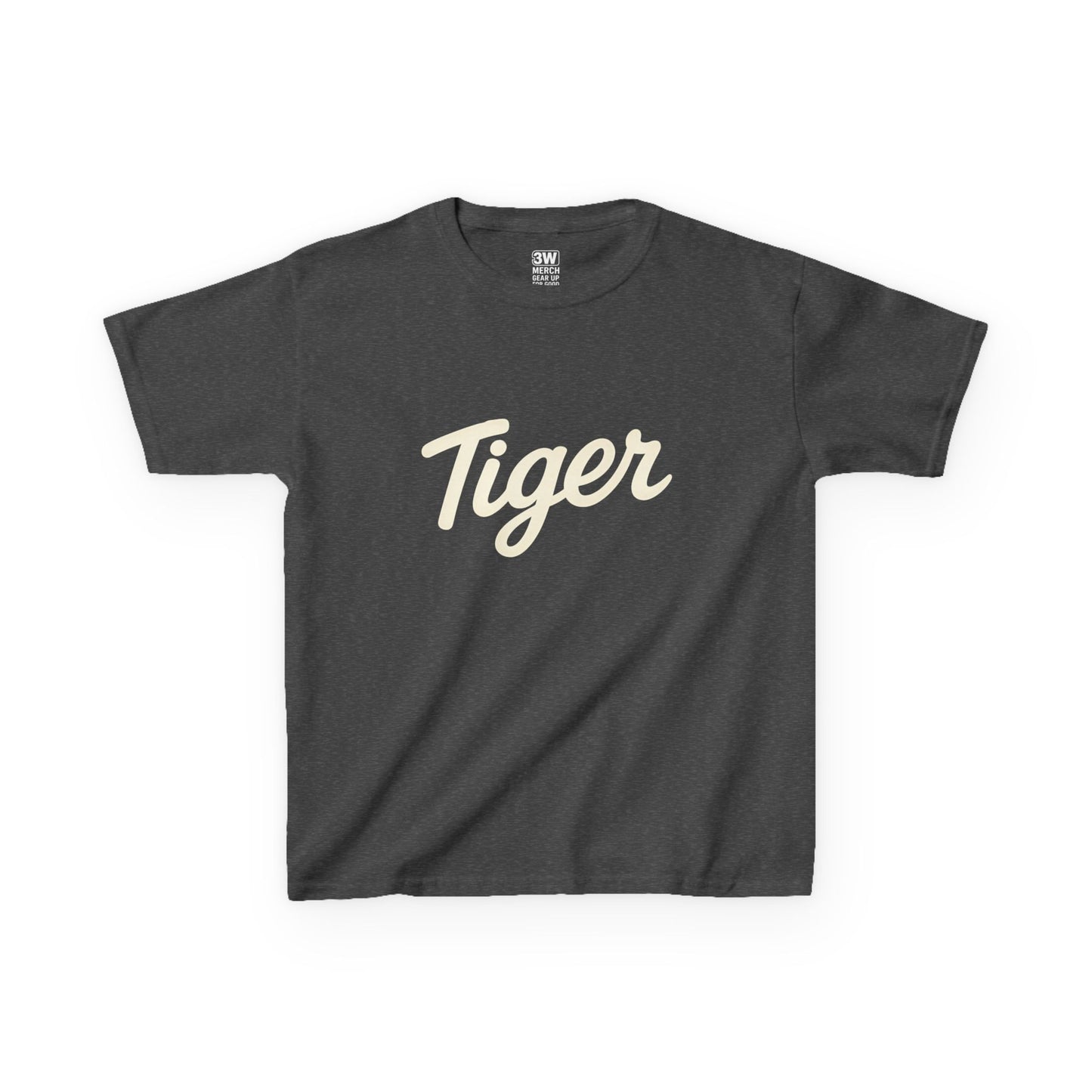 Tiger Kids Heavy Cotton Tee - Fun Kids T-Shirt, Birthday Gift, Animal Lover Apparel, Everyday Wear, Nature Enthusiast Shirt