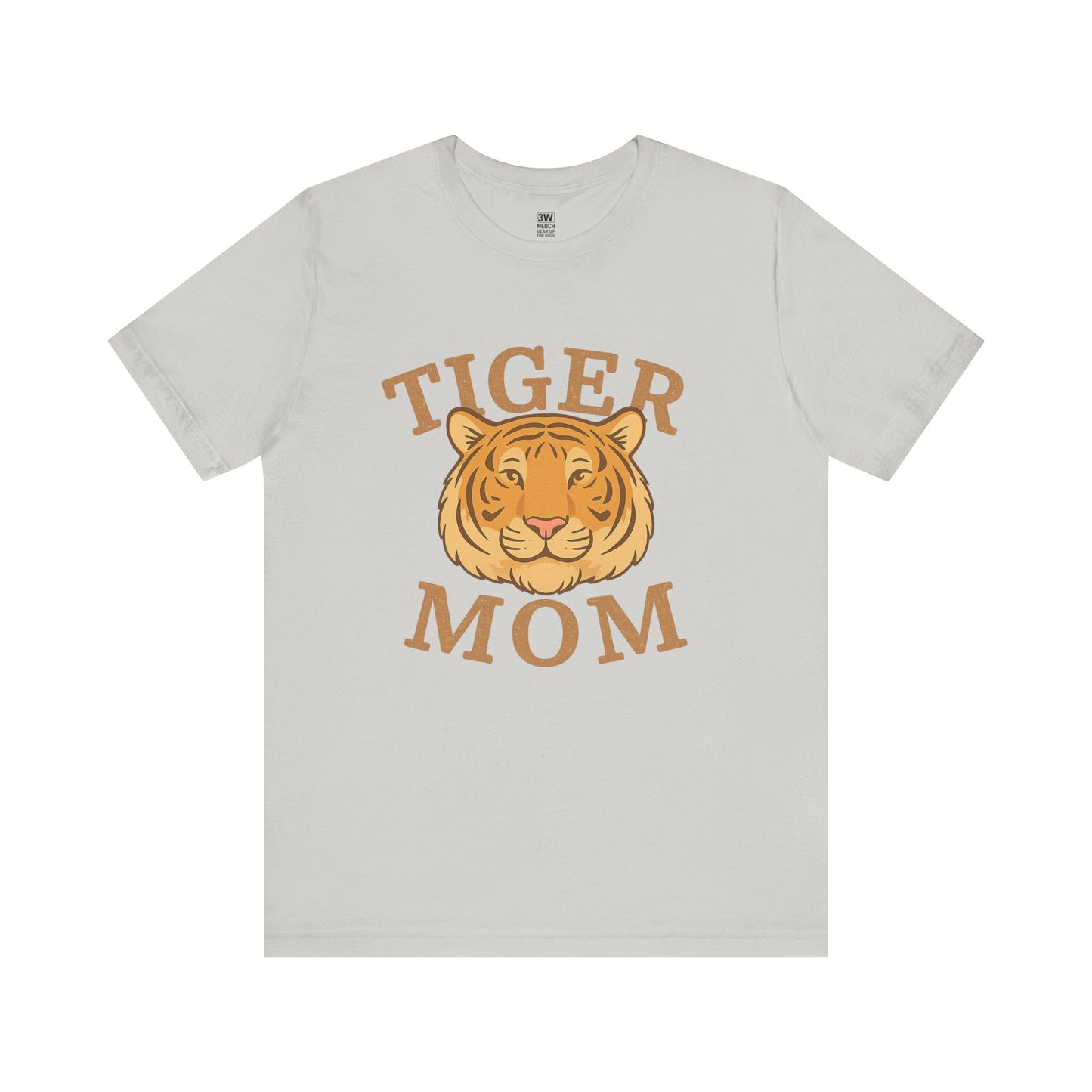 Tiger Mom Short Sleeve Tee, Unisex T-Shirt for Moms, Gift for Mother's Day, Casual Wear, Trendy Animal Tee