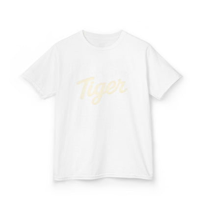 Tiger Kids Heavy Cotton Tee - Fun Kids T-Shirt, Birthday Gift, Animal Lover Apparel, Everyday Wear, Nature Enthusiast Shirt