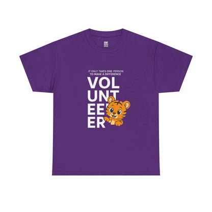 Volunteer Tiger T-Shirt, Super Soft, Customizable, garment-dyed