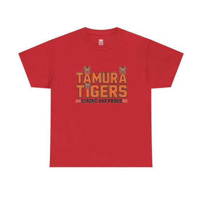 Adult Tiger Print Unisex Tee - Tamura Tigers Design