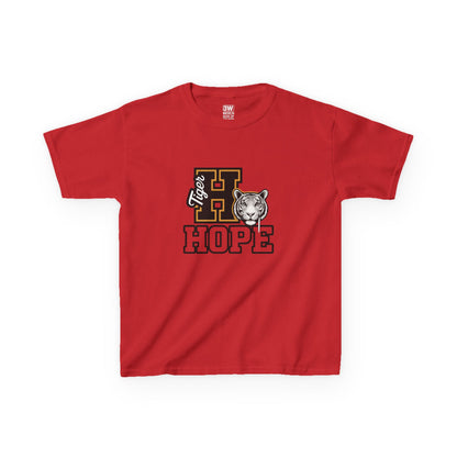 Tiger Hope Kids Tee, Fun Children's Shirt, Supportive Tiger Graphic Tee, Perfect for Birthdays, School Events, Youth Apparel