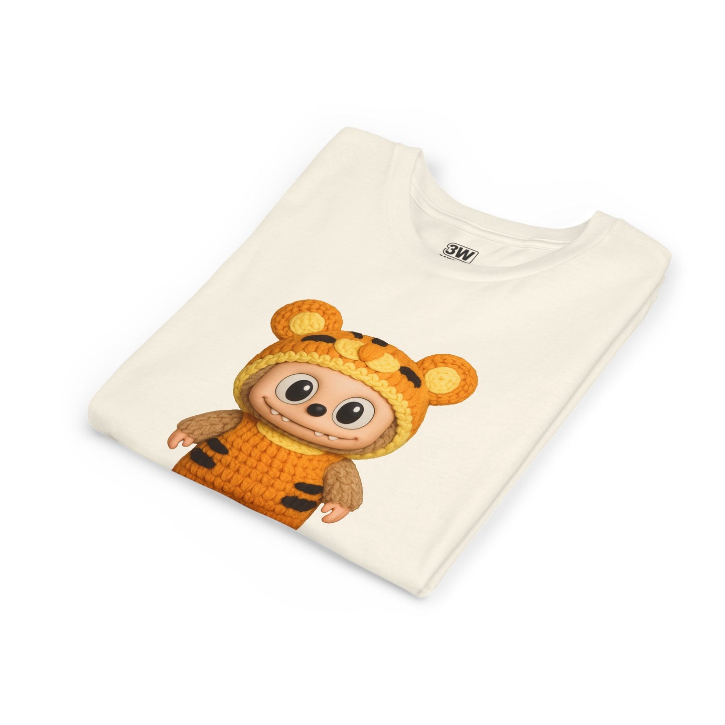 Cute Tiger-Inspired Youth Tee, Kids Animal T-Shirt, Fun Playwear, Gift for Birthdays, Woodland Adventure