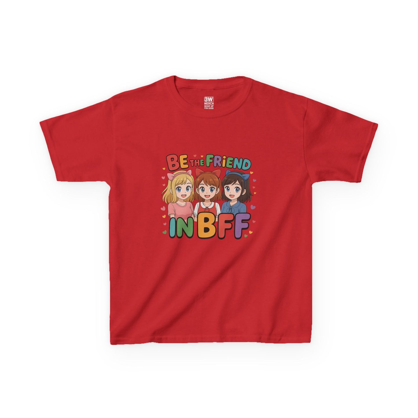 Kids Tee Be the FRIEND in BFF best friendT-shirt, Motivational Wear, Fun Kids Clothing