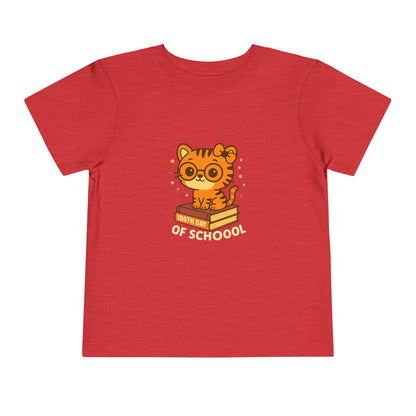 100th Day of School Tiger Spirit Tee – Cute Back-to-School Pride Shirt for Kids