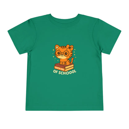 100th Day of School Tiger Spirit Tee – Cute Back-to-School Pride Shirt for Kids
