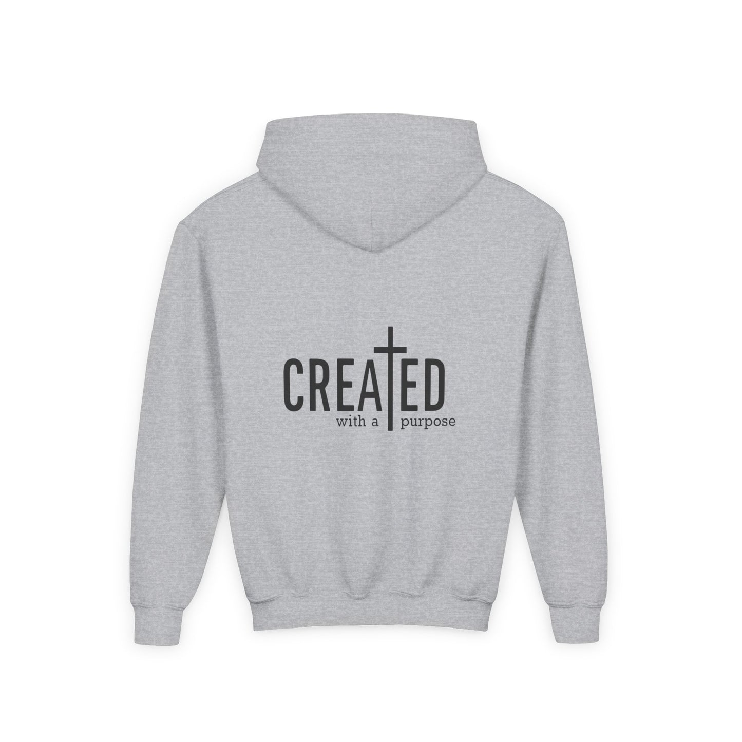 Youth Hooded Sweatshirt - Inspired by Waves, Created with a Purpose, Great for Everyday Wear, Gifts for Teens, Casual and [...]