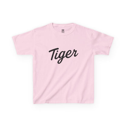 Tiger Kids Heavy Cotton Tee - Fun Kids T-Shirt, Birthday Gift, Animal Lover Apparel, Everyday Wear, Nature Enthusiast Shirt